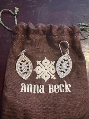 Anna Beck Sterling Silver pendant earrings